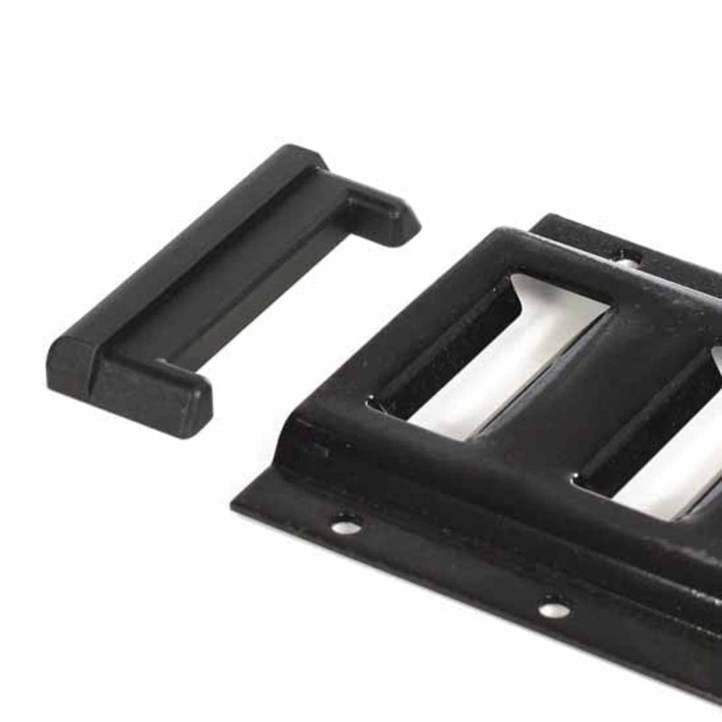 DC Cargo Mall E Track Rail End Caps (Horizontal) - Durable Black Plastic End Protector Covers for Etrack Tie-Down Rails, E-Tracks NOT Included - Image 3